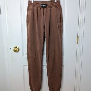 Hoaka Comfy Joggers – Women’s Small, Dusty Pink/Brown # 142